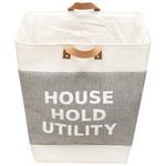 Cesto_Multiúso_Ambiente_Poliéster_Eva_Cinza_E_Branco_35x35x50cm_Ref.LM2490AMB_honeyhome