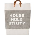 Cesto_Multiúso_Ambiente_Poliéster_Eva_Cinza_E_Branco_35x35x50cm_Ref.LM2490AMB_honeyhome