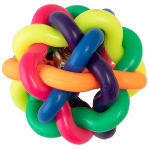 Brinquedo Pet Bola Trançada Plástico Colorida 6x6x6cm LM2953PET-honeyhome