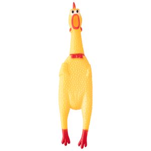 Brinquedo Pet Mordedor Frango Vinil Amarelo 29x6x6cm LM2974PET-honeyhome