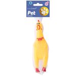 Brinquedo_Pet_Mordedor_Frango_Vinil_Amarelo_15,5x4x4cm_Ref.LM2973PET_honeyhome