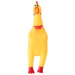 Brinquedo_Pet_Mordedor_Frango_Vinil_Amarelo_15,5x4x4cm_Ref.LM2973PET_honeyhome
