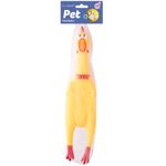 Brinquedo_Pet_Mordedor_Frango_Vinil_Amarelo_29x6x6cm_Ref.LM2974PET_honeyhome