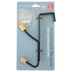 Gancho_Portátil_Para_Porta_Com_2_Ganchos_Suporta_Até_3kg_Bambu_E_Ferro_Preto_11,5x2x17cm_Ref.LM2381BEL_honeyhome