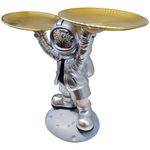 Estatueta_Astronauta_Com_Bandejas_Resina_Aço_Inox_Prata_E_Dourado_33x14x25,5cm_Ref.LM2842_honeyhome