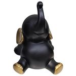 Kit_Estatuetas_Elefantes_Resina_Preto_E_Dourado_3_Peças_Ref.LM2853_honeyhome