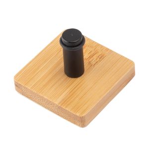 Gancho Para Porta Suporta Até 1kg Alumínio E Bambu 4,5x4,5x3,5cm LM2384BEL - honeyhome