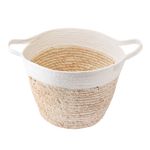 Cesto_Decorativo_G_Ambiente_Bicolor_Palha_Milho_E_Algodão_32x32x23cm_Ref.LM2493AMB_honeyhome