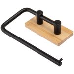 Porta_Papel_Higiênico_Para_Caixa_Acoplada_Bambu_E_Ferro_Preto_15,3x10x3,5cm_Ref.LM2387BEL_honeyhome