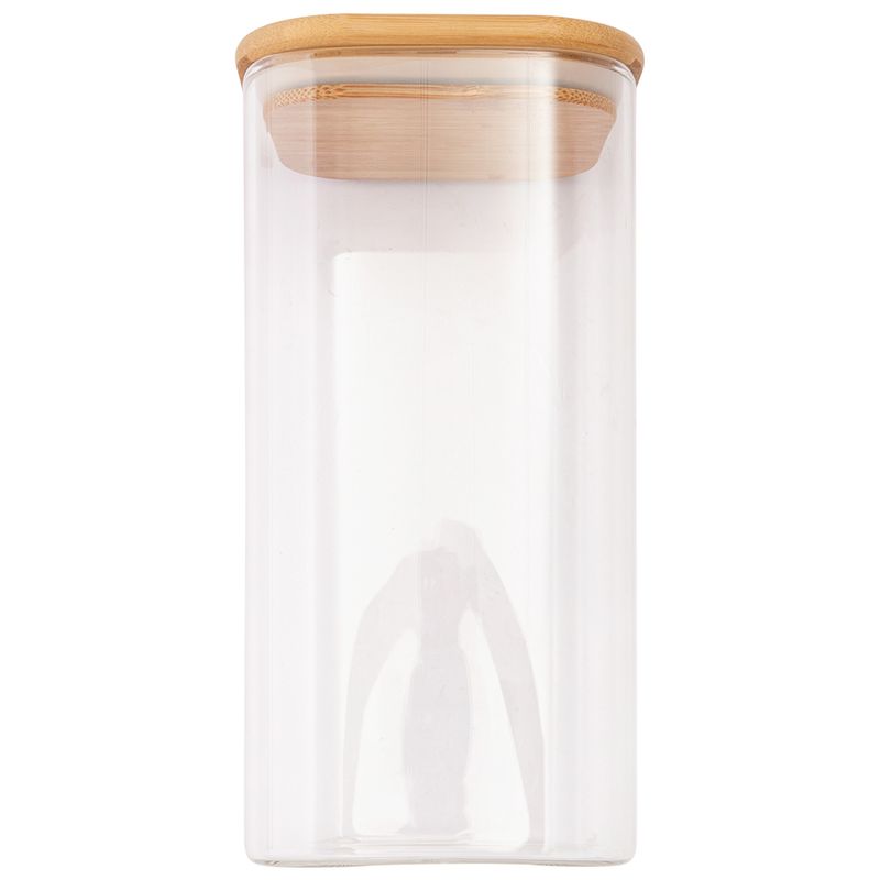 Pote_Hermetico_Quadrado_Futuro_Com_Tampa_Vidro_E_Bambu_1200ml_10x10x20cm_Ref.LM2556FTO_honeyhome