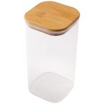 Pote_Hermetico_Quadrado_Futuro_Com_Tampa_Vidro_E_Bambu_1200ml_10x10x20cm_Ref.LM2556FTO_honeyhome