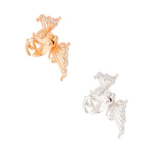 Kit Prendedores de Cabelo Borboleta Liga de Alumínio Sortida 2 Peças 3,5x2,6x1,7cm LM2793 - honeyhome