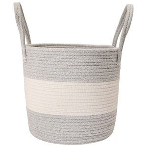 Cesto Multiúso Ambiente M Com Alça Algodão 30x30x26cm LM3035AMB - honeyhome