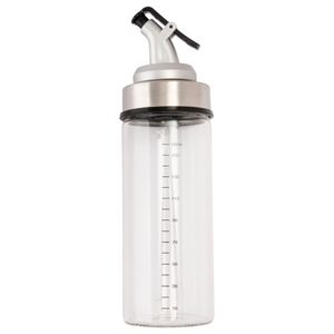 Galheteiro Com Bico Dosador Vidro Transparente 220ml 5,5x5,5x18cm LM2705 - honeyhome