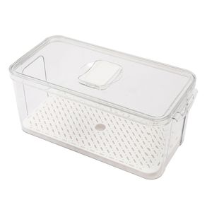 Organizador de Geladeira Plástico Transparente 32x16,5x14,5cm LM2527 - honeyhome