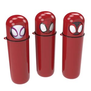 Estojo Lúdico Multiúso Spidey e Amigos Plástico Sortido 7,2x9,5x20,5cm 16245 - Plasútil
