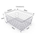 Cesto_Organizador_Multiuso_G_Retangular_Alto_Plástico_Transparente_29x20x11cm_Ref.1122_Uninjet