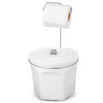 Suporte_Para_Papel_Higiênico_Com_Lixeira_6_Litros_Branca_Aço_Cromado_E_Plástico_Ref.05229_Passerini