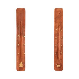 I  Incensário Sintonia Madeira Sândalo Sortido 26x3,5cm LM1870 - honeyhome