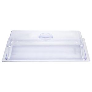 Porta Doces, Pães E Salgados G Plástico Cristal 9,4x19x38,4cm K03 - Keita