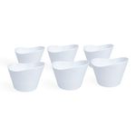 Conjunto_Com_6_Mini_Vasilhas_Multiuso_350ml_Plástico_Branco_7,8x12,2x12,2cm_Ref.K22_Keita