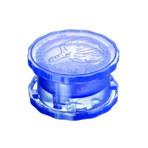 Processador de Alho Azul Translúcido 7,8x4,6cm - Keita PRA1F