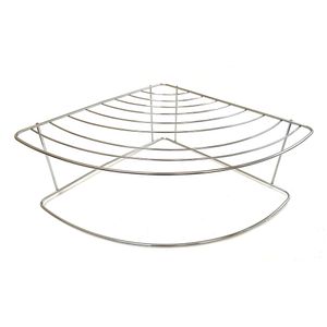 Prateleira de Canto Dupla Cromada 11x25x25cm 15730 - Passerini