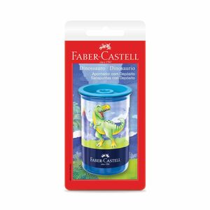 Apontador Com Depósito Dinossauro SM123DINOZF - Faber Castell