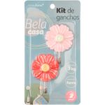 Kit_2_Ganchos_Autoadesivos_Flores_Ferro_E_Plástico_Sortidos_5x6,5x2cm_Ref.LM2655BEL_honeyhome