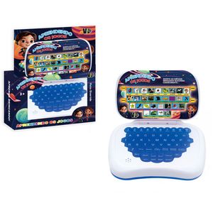 Notebook Infantil Educativo Bilíngue Aprendendo Os Jogos Sortido SM700 - Vipimport