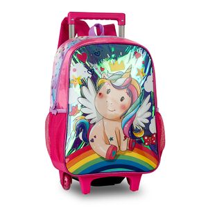 Mochila de Carrinho Infantil Unicórnio Holográfica UN3496K - Clio Style