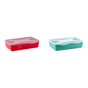 Pote Organizador Multiúso Retangular Baixo 3l Sortido 7762 - Top Line