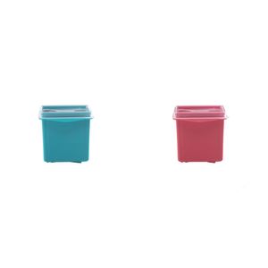 Pote Organizador Multiúso Quadrado 205ml Sortido 7852 - Top Line