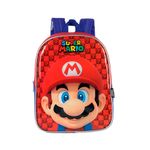 Mochila_de_Costas_Infantil_Super_Mario_Poliéster_Vermelho_IS40857MOVM_-_MaxLog