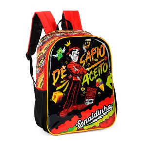 Mochila de Costas Enaldinho Desafio Aceito Poliéster Preto IS41101UPPT - MaxLog