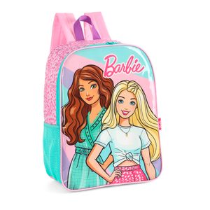 Mochila de Costas Infantil Barbie Poliéster Rosa IS41411BBRS - MaxLog