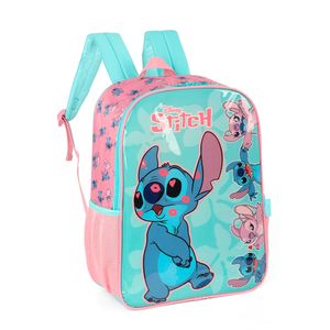 Mochila de Costas Infantil Stitch Poliéster Verde Ref.IS41531SCVD MaxLog