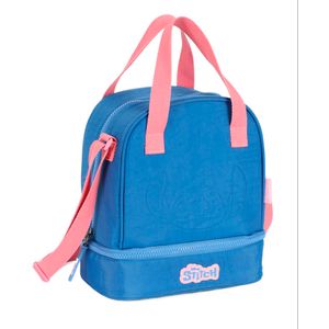 Lancheira Térmica Stitch Poliéster Azul LA49233SCAZ - MaxLog