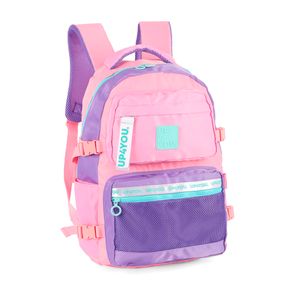 Mochila de Costas Juvenil Up4you Laptop Poliéster Roxo MJ49081UPRX - MaxLog