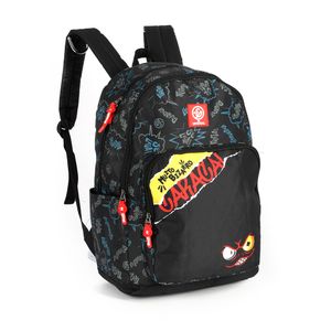Mochila de Costas Juvenil Up4you Poliéster Preto MS47521UPPT - MaxLog