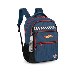 Mochila de Costas Juvenil Hot wheels Poliéster Azul MS47786HWAZ - MaxLog