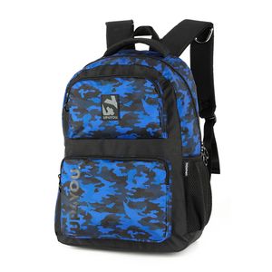 Mochila de Costas Up4you 4y Camuflada Poliéster Azul MS47991UPAZ - MaxLog