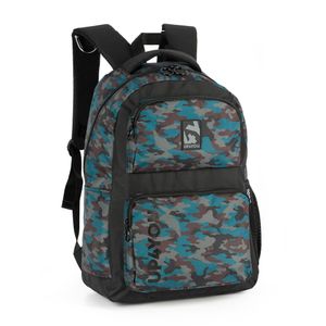 Mochila de Costas Up4you 4y Camuflada Poliéster Verde MS47991UPVD - MaxLog