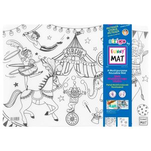 Tapete Para Colorir Funny Mat Circo Polipropileno 1060 - Menno