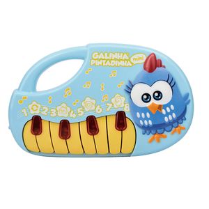 Teclado da Po-pó Sonoro Galinha Pintadinha Plástico Ref.20231 Yes Toys