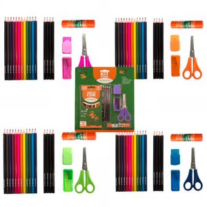 Kit Escolar 9 Peças Sortido 4203 - Leo&Leo