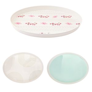 Bandeja Oval Plástico Sortida 33,5x25,5x3cm LM2938DUO - honeyhome