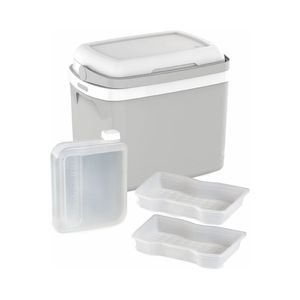 Caixa Térmica Tropical Com Acessórios Cinza 32l 9000018268 - Soprano