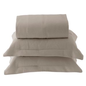 Kit Colcha Casal Porto 100% Algodão 6259 Charuto 3 Peças 220x240cm 18407 - BecaDecor