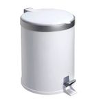 Lixeira_Com_Pedal_5l_Branca_Com_Aro_Prata_-_Viel_3552
